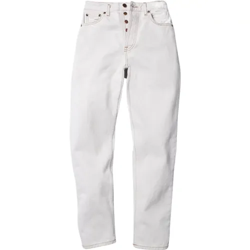 Clay White Breezy Britt Jeans , female, Sizes: W29 L28, W31 L28, W26 L28 - Nudie Jeans - Modalova