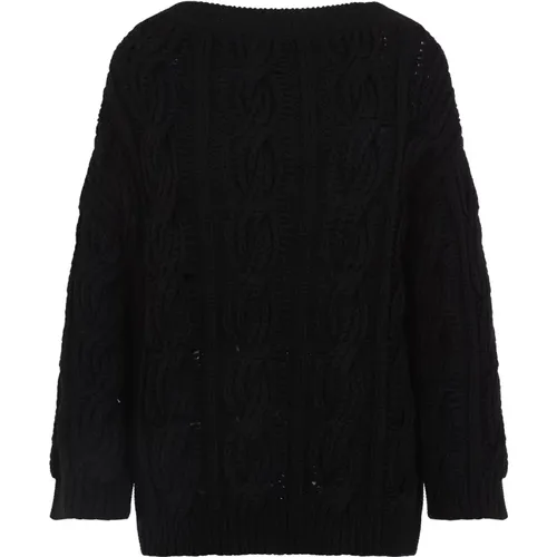 Schwarzer Pullover Eleganter Stil - Valentino - Modalova