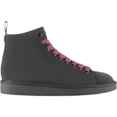 Contemporary Suede Boot with Contrast Laces , female, Sizes: 3 UK - Panchic - Modalova