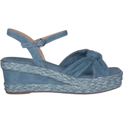 Woven Wedge Sandal , female, Sizes: 4 UK, 3 UK, 6 UK, 5 UK - Alma en Pena - Modalova