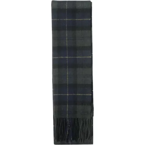 Retro Tartan Scarf , male, Sizes: ONE SIZE - Barbour - Modalova