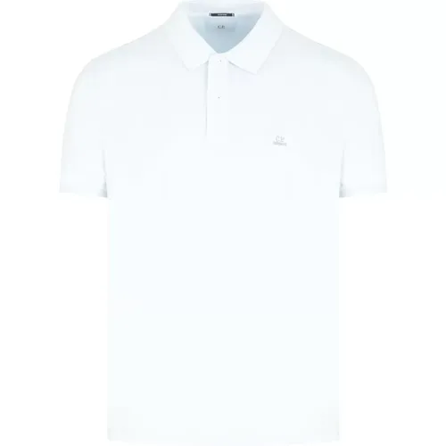 Resist Dyed Polo Shirt in Sky Color , male, Sizes: 2XL, 3XL, L - C.P. Company - Modalova