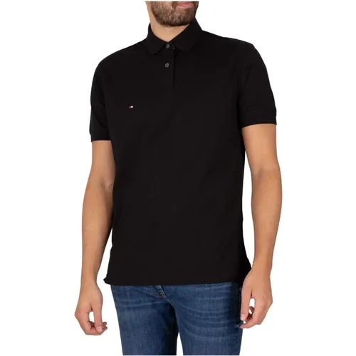 Polo-Shirt Kurzarm , Herren, Größe: L - Tommy Hilfiger - Modalova