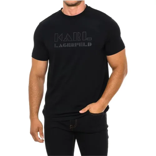 Short Sleeve T-Shirt Classic Style , male, Sizes: XL, 2XL, L, S, M - Karl Lagerfeld - Modalova