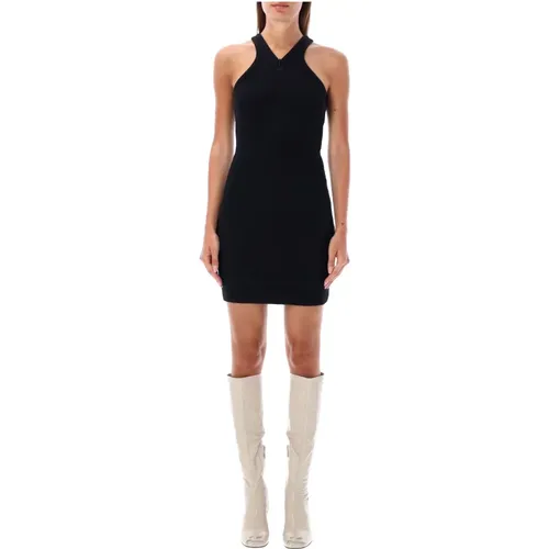 Ribbed Halter Mini Dress , female, Sizes: M, S - Courrèges - Modalova