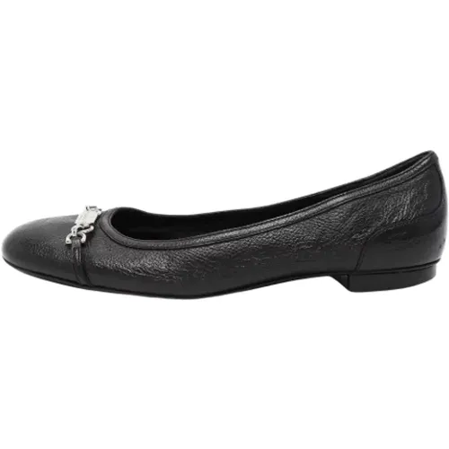 Pre-owned Leather flats , female, Sizes: 3 1/2 UK - Gucci Vintage - Modalova