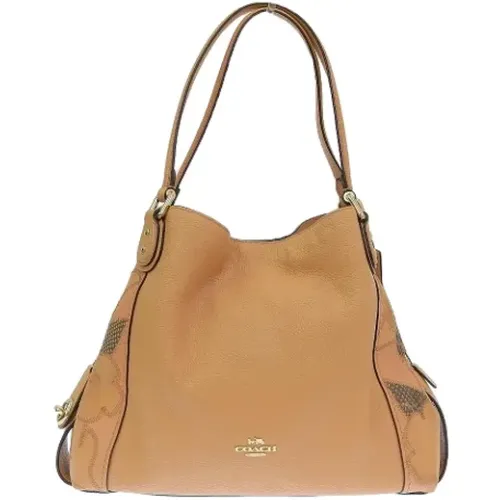 Pre-owned Leder Schultertasche , Damen, Größe: ONE Size - Coach Pre-owned - Modalova