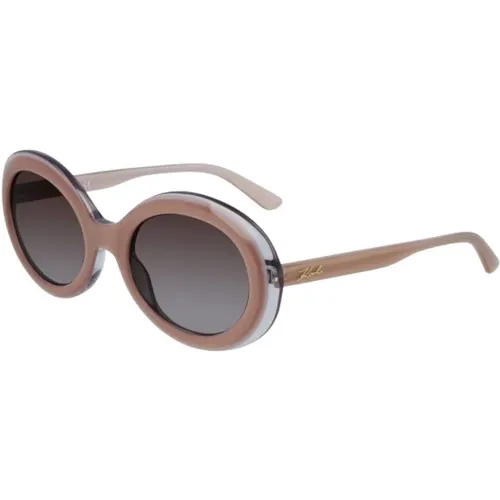 Graue Acetat Sonnenbrille für Frauen - Karl Lagerfeld - Modalova