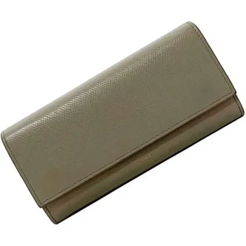 Pre-owned Leather wallets , female, Sizes: ONE SIZE - Celine Vintage - Modalova