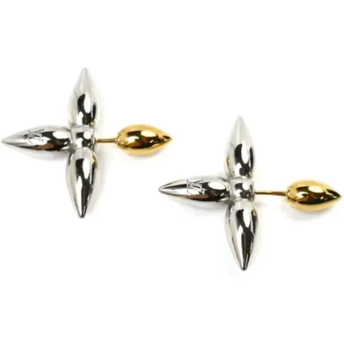 Pre-owned Metal earrings , female, Sizes: ONE SIZE - Louis Vuitton Vintage - Modalova