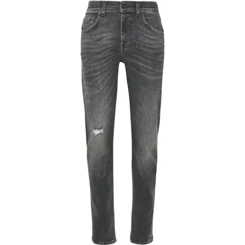 Schlanke Jeans , Herren, Größe: W30 - 7 For All Mankind - Modalova