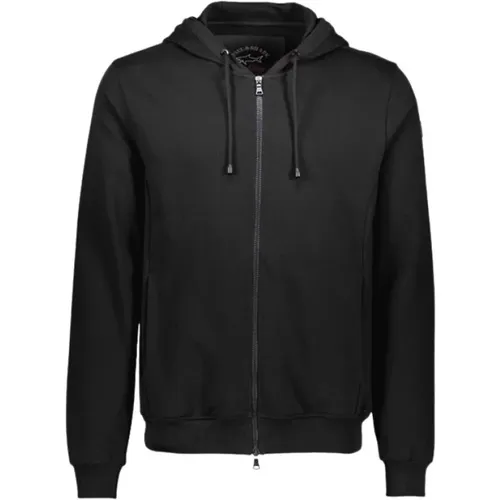 Sweatshirt with zipper , male, Sizes: 2XL, 3XL - PAUL & SHARK - Modalova
