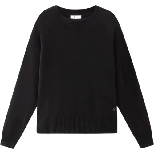 Classic Crewneck Sweater , female, Sizes: M, XL, L - Woolrich - Modalova