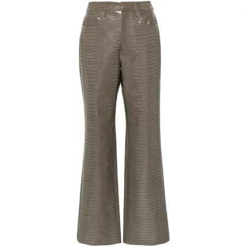 High Waist Straight Leg Pants , female, Sizes: M - Rotate Birger Christensen - Modalova