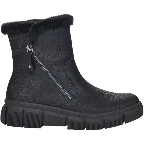 Winter Stiefeletten , Damen, Größe: 38 EU - Rieker - Modalova