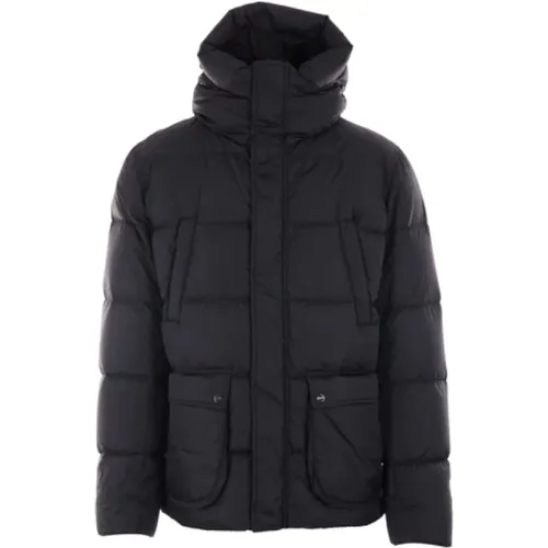 Nylon Puffer Jacket with Hood , male, Sizes: 2XL, L, XL, M - Herno - Modalova