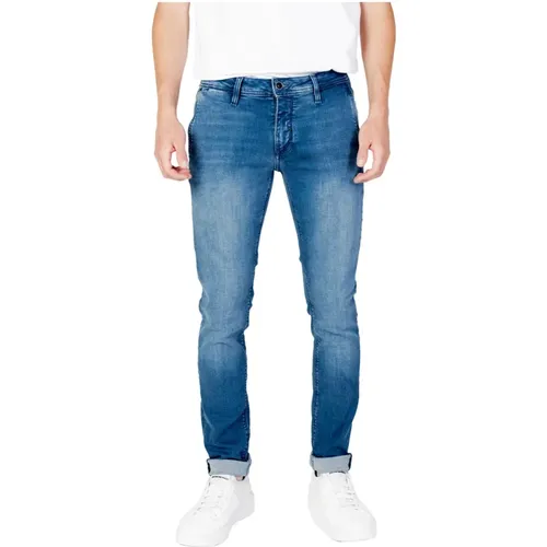 Zip and Button Men's Jeans , male, Sizes: W32, W36, W34 - Antony Morato - Modalova