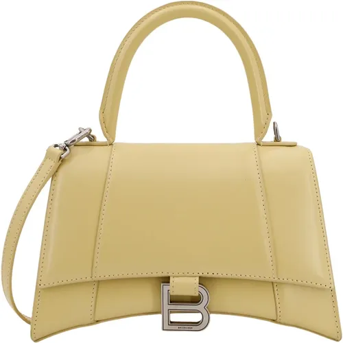 Leather Handbag with Flap Closure , female, Sizes: ONE SIZE - Balenciaga - Modalova