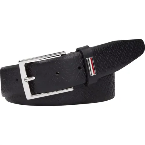 Monogram Belt , male, Sizes: 100 CM, 90 CM, 105 CM, 85 CM, 95 CM - Tommy Hilfiger - Modalova