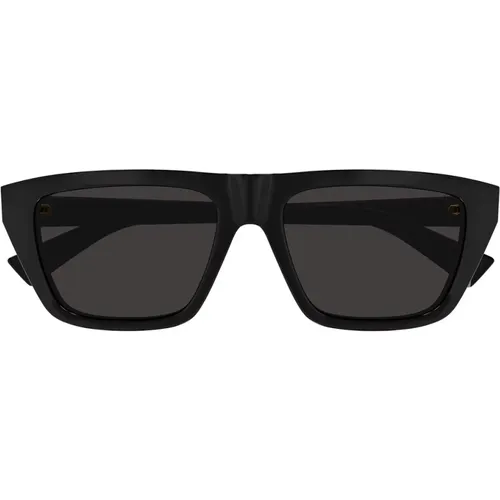 Sunglasses,Quadratische Schwarze Sonnenbrille Damenstil - Bottega Veneta - Modalova