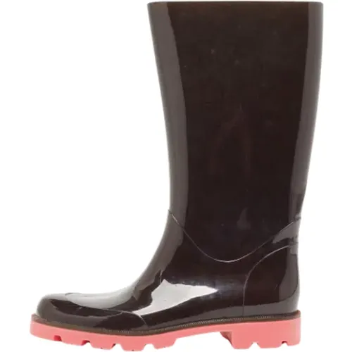 Pre-owned Rubber boots , female, Sizes: 8 UK - Gucci Vintage - Modalova