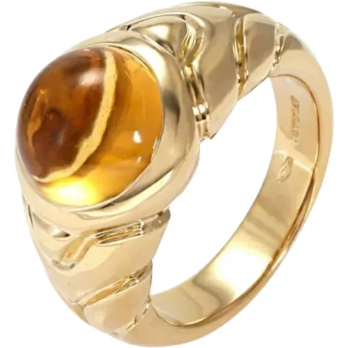 Pre-owned Gold rings , female, Sizes: ONE SIZE - Bvlgari Vintage - Modalova