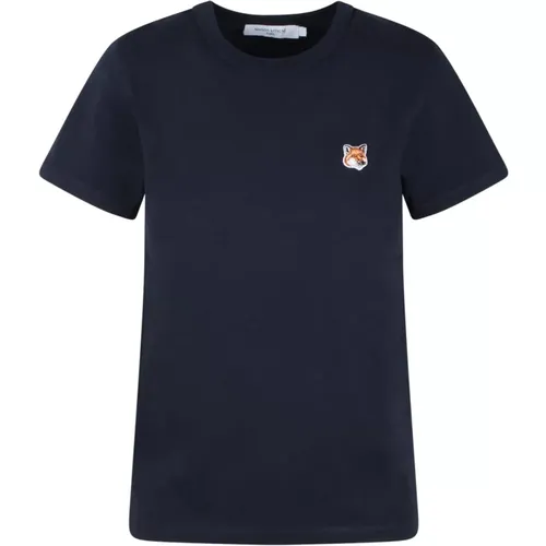 Fuchs Kopf Patch T-Shirt - Maison Kitsuné - Modalova