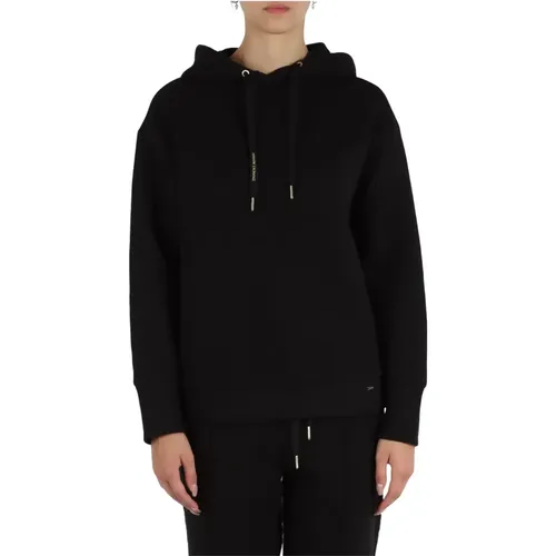 Gepolsterter Hoodie aus Baumwollmischung , Damen, Größe: S - Armani Exchange - Modalova