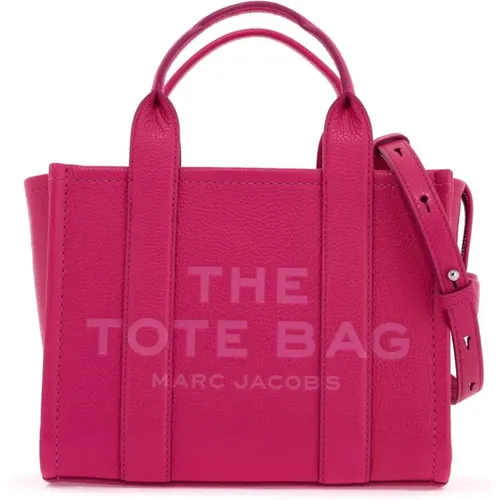 Strukturierte Leder-Tote-Tasche mit Griffen , Damen, Größe: ONE Size - Marc Jacobs - Modalova