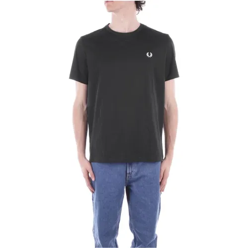 Logo Front T-shirt , male, Sizes: XL, M - Fred Perry - Modalova