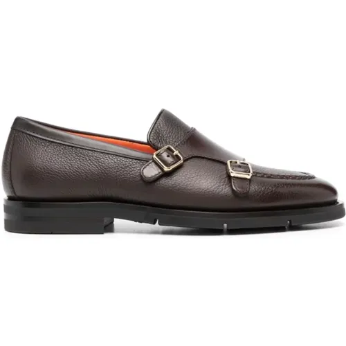 Classic Dong Loafers , male, Sizes: 8 1/2 UK, 7 UK, 8 UK, 9 UK, 6 1/2 UK, 9 1/2 UK - Santoni - Modalova