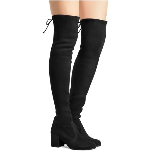 Tieland Over-the-Knee Booties , female, Sizes: 2 1/2 UK, 5 1/2 UK, 7 UK, 5 UK, 3 UK, 4 1/2 UK, 3 1/2 UK - Stuart Weitzman - Modalova