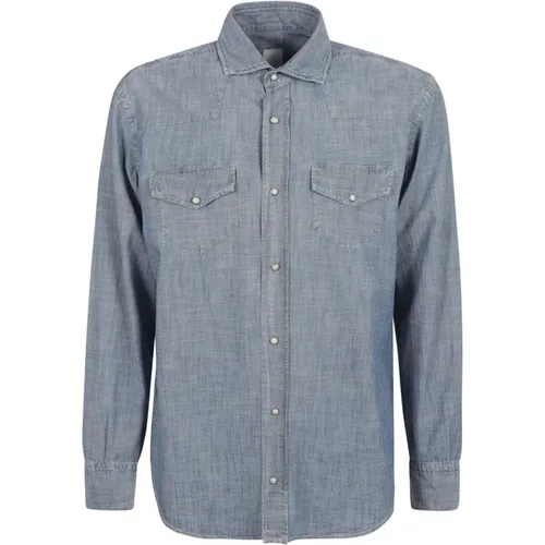 Denim Shirts , male, Sizes: S - Eleventy - Modalova