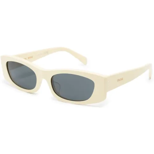 Gelbe Sonnenbrille Must-Have , Damen, Größe: 55 MM - Celine - Modalova