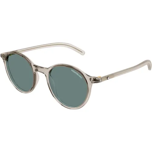 Stilvolle Sonnenbrille in Schwarz , Herren, Größe: 50 MM - Montblanc - Modalova