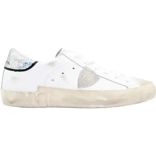 Python Low Top Sneakers in Weiß , Herren, Größe: 38 EU - Philippe Model - Modalova