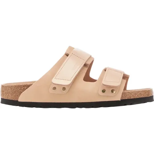 Nubuck Leather Sandals , female, Sizes: 4 UK, 5 UK, 3 UK, 7 UK - Birkenstock - Modalova