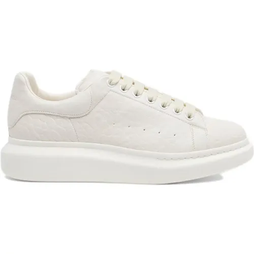 Leather Sneakers Round Tip , male, Sizes: 8 UK - alexander mcqueen - Modalova