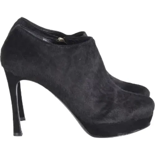 Pre-owned Wool heels , female, Sizes: 5 UK - Yves Saint Laurent Vintage - Modalova