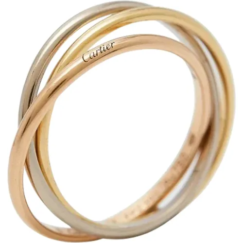 Pre-owned Metal rings , female, Sizes: ONE SIZE - Cartier Vintage - Modalova