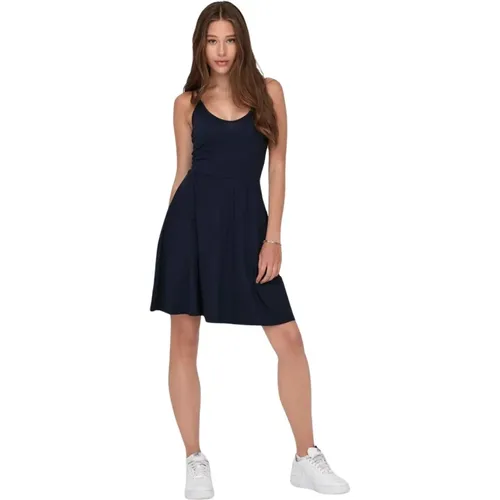 V-Ausschnitt Kleid für Frauen , Damen, Größe: M - Only - Modalova