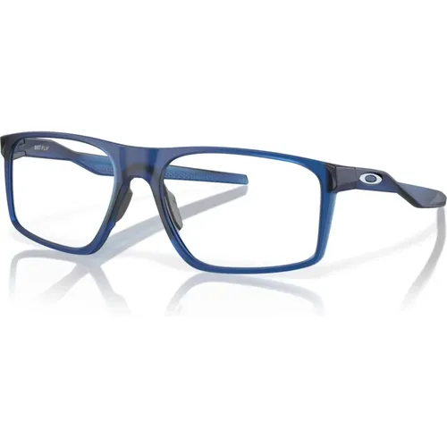 Blaue BAT Flip Brillengestelle , unisex, Größe: 56 MM - Oakley - Modalova