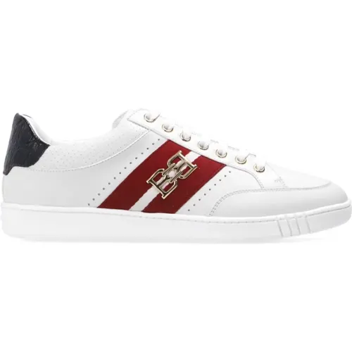 Logo Sneakers Weiß Leder Herren , Herren, Größe: 40 EU - Bally - Modalova