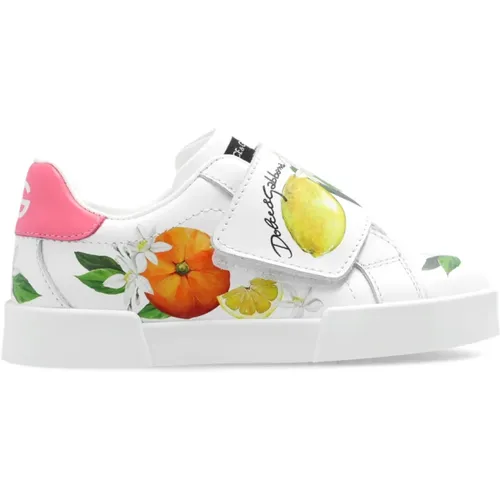 Sneakers mit Motiv von Früchten - Dolce & Gabbana - Modalova