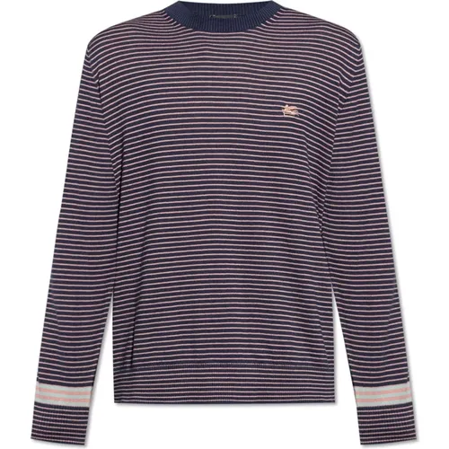 Gestreiftes Muster Pullover , Herren, Größe: L - ETRO - Modalova