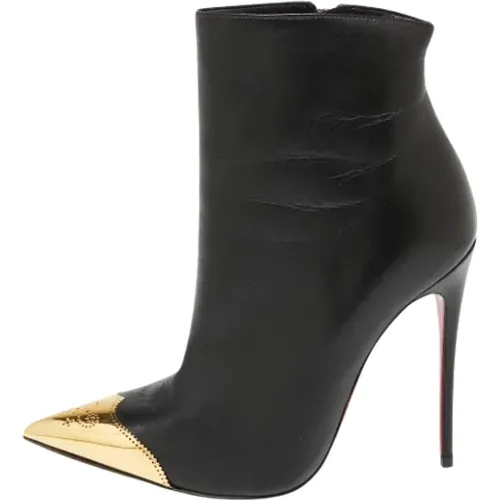 Pre-owned Leather boots , female, Sizes: 2 1/2 UK - Christian Louboutin Pre-owned - Modalova
