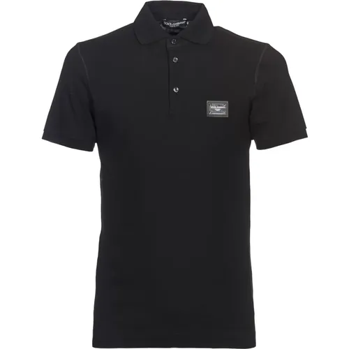 Slim-Fit Polo Shirt , male, Sizes: 2XL, XL, M, XS, S, L - Dolce & Gabbana - Modalova