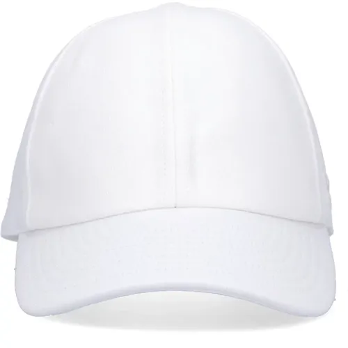 Weiße Baseballkappe mit Logo-Patch - Courrèges - Modalova