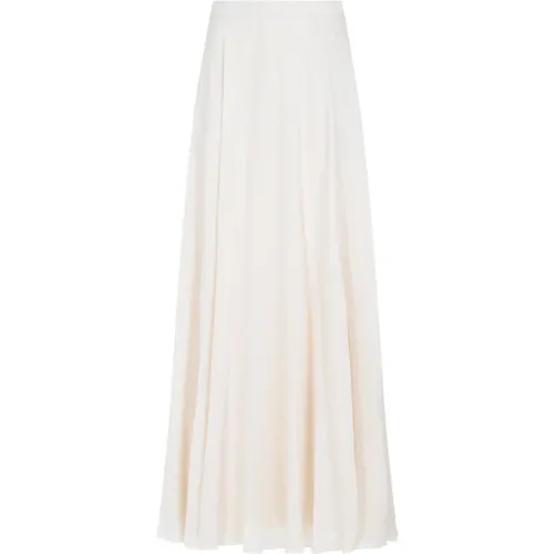 Ivory Maxi Full Skirt , female, Sizes: XS - Ralph Lauren - Modalova