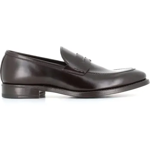 Leather Moccasin Sandals , male, Sizes: 6 UK, 7 1/2 UK, 8 1/2 UK, 8 UK, 7 UK, 10 UK - Henderson - Modalova